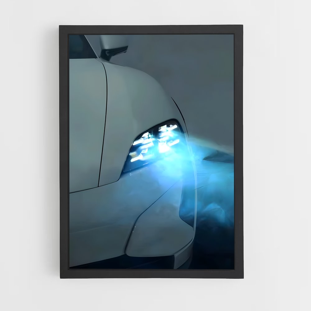 Poster Turbo Fantôme – affiche Porsche (vue 2)